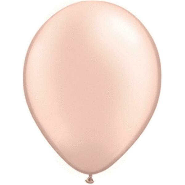 Mayflower Distributing 11 in. Pearl Peach Latex Balloon 6212